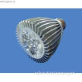 5W PAR20 LED Bulb With Gear Aluminum Profiles Body And Netlike Lens Co